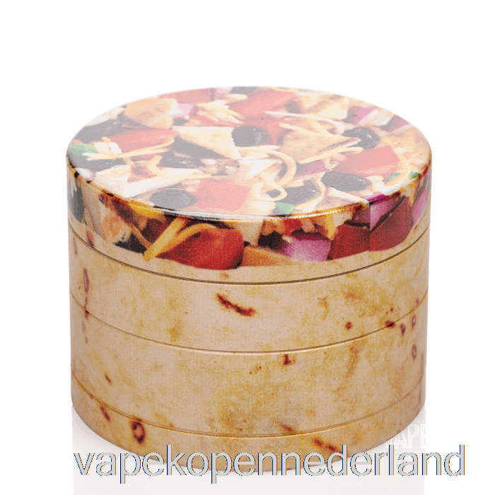 Vape Nederland V Syndicaat 2,5 Inch 4-delige Scherpversnipperde Dine-in Grinder Burrito